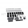Httmt Mt215-015-rd- Motorcycle Normal Fairing Bolts Kit Compatible With 1998-2002 Kawasak Ninja Zx6 Zx6r Zx9r