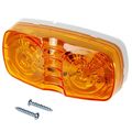 Partsam 10x Double Bubble Bullseye Side Marker Light 10led Bulls Tiger Eye Amber Trailer