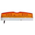 Partsam 10x Double Bubble Bullseye Side Marker Light 10led Bulls Tiger Eye Amber Trailer
