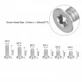 Uxcell M2 5 Torx Security Screws Kit M2x4 5 6 8 10 12mm 120pcs 304 Stainless Steel Countersunk Head Tamper Proof Screw W 1pcs