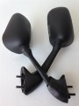 Httmt Mt066- Motorcycle Oem Aftermarket Black Mirrors Compatible With 2000-2001 Fzs600 Fazer 2001-2003 R1 2001-2002 R6 Yzf-r6