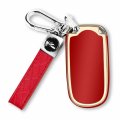 Qbuc For Jeep Key Fob Cover With Leatherchain Tpu Protection Case Grand Cherokee Renegade Smart Key 