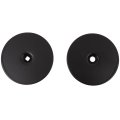 Hole Filler Plate 2-5 8 Diameter 1-inch And 2-inch Connecting Screws Matte Black By Stone Harbor Hardware 