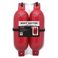 Extreme Max 3006 7432 Boattector Fender Value 2-pack 4 5 X 16 Bright Red 