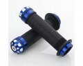 2 X 7 8 22mm Motorcycle Universal Cnc Aluminum Soft Rubber Grips Handlebar Blue Fit For Kawasaki Zx7r Zx7rr 1989 1990 1991 1992