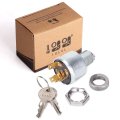 10l0l Golf Cart Ignition Switch 33639-g01 For Ezgo E G All Years 3 Way 4 Spade Terminal Key With 2 Standard Keys Light Or
