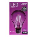 Feit Electric A19 Tp Led 6 25w Equivalent Dimmable Clear Glass Filament Colored Led Light Bulbs Purple 6-pack 2 3 D X 4