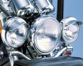 I5 4 5 Chrome Spotlight Visors Compatible With Honda Kawasaki Suzuki Yamaha