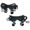 G-plus Tail Light Harness Pair Lh Rh Compatible With Chevy Silverado 1500 1500hd 2500hd 3500 2003-2007 16531401 16531402