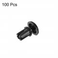Uxcell Push Clips Rivets 3 5mm X 4 Pcb Circuit Panel Nylon Fasteners Black 100 Pcs