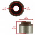 Caltric 8x Valve Stem Seal Compatible With Kawasaki 92049-1218