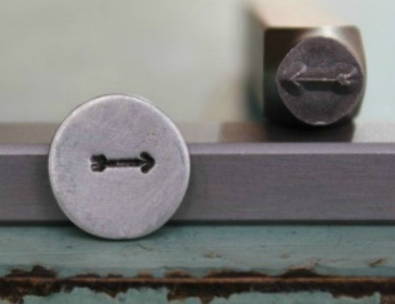 Supply Guy 5mm Arrow Metal Punch Design Stamp Ch-4