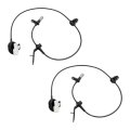 Abs Speed Sensors Rear Driver And Passenger Side Pair For Mazda Cx-5 2013 2014 2015 Awd Female Connector Bolt Mounting 