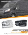 Hercoo Side Mirror Indicator Marker Light Lens Turn Signal Lights Lamp Clear Cover Housing Compatible With Ford Transit 150 250