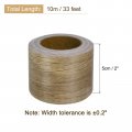 Uxcell Wood Grain Tape 2 X33 Ft Self Adhesive Repair Patch For Baseboards Doors Floor Furniture Home Decor Yellow Teak