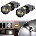 Njsbyl H2 Led Daytime Running Lampsa For H-ummer 2003 2004 2005 2006 2007 2008 2009 Drl Position Bulbs 21 Smd Chipsets 1200 