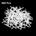 600pcs Wall Floor Tile Plastic T-shape Spacers Tiling Tools 1 5mm 16 For Ceramic Installation White
