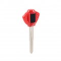Fsfy Red Motorcycle Blank Key Uncut Blade Replacement For Suzuki Gsxr600 Gsxr750 Gsxr1000