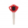 Fsfy Red Motorcycle Blank Key Uncut Blade Replacement For Suzuki Gsxr600 Gsxr750 Gsxr1000