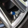 Robin Watercolor Northeastern Bird Tire Rim Wheel Aluminum Valve Stem Caps