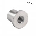Uxcell 5mm Drill Center For Dowel And Tenon Stainless Steel Woodworking Doweling Centering Tool 8pcs