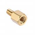 Uxcell M2 5x6mm 6mm Male-female Brass Hex Pcb Motherboard Spacer Standoff For Fpv Drone Quadcopter Computer Circuit Board 20pcs
