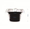Httmt Mt439-003- Gas Cap Chrome Flame Custom Skull Compatible With H-d 84-15 Fuel Tank Screw In