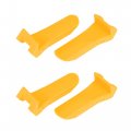 Uxcell 4pcs Tire Changer Tool Accessories Changers Clamp Covers Protectors Right Angle Style Yellow