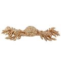 Vicenza Designs K1220 Carlotta Carnation Pull 3-inch Polished Gold 