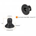 Uxcell 5 16-18x1 2 Flat Head Socket Cap Screws 10 9 Grade Carbon Steel Hex Countersunk Screw Bolts Fasteners Fully Threaded