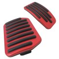 1-set Brake Foot Pedal Pads Compatible For Tes-la Model 3 Y Non-slip Performance Aluminum Alloy Car Accessories Accelerator 