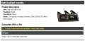 Right Passenger Side Headlight Assembly Compatible With 2004-2012 Chevy Colorado With Black Bezel