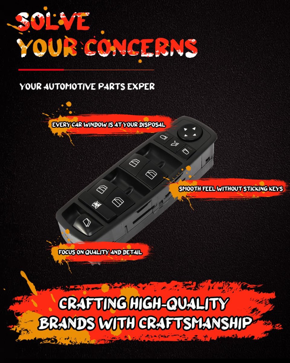 Master Power Window Switch For Mercedes Benz Gl320 Gl350 Gl450 Gl550 R320 R350 R500 R63 Replaces A251 830 05 90 Control
