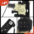 Front Driver And Passenger Side Electric Power Window Regulator With Motor For Jaguar Xf 2016-2023 2-pc Set