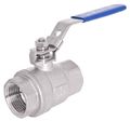 Durachoice 1 Npt 304 Stainless Steel Ball Valve Full Port 1000 Wog For Water Oil And Gas With Blue Locking Handles 