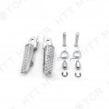 Smt-black Front Rear Foot Peg Footrest Kit For Cbr 1000rr 2004-2012 Cbr 600rr 2003-2006 Cb 1000r 2008-2012 B0178n55ym