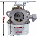 Carburetor For Tecumseh Hs50 And Hssk50 Snowblower Engines Replaces 640084 632107a 640299 Fits Lh195sa Lh195sp Ohsk110 Ohsk120