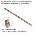 Uxcell 12pcs Jobber Drill Bits 2mm Gold Titanium Coated 4341 High Speed Steel Hss 135 Degree Split Point Twist For Stainless