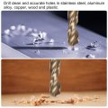 Uxcell 12pcs Jobber Drill Bits 2mm Gold Titanium Coated 4341 High Speed Steel Hss 135 Degree Split Point Twist For Stainless