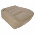 Ecotric Driver Bottom Seat Cover Tan Color Vinyl Compatible With 2002-2007 Ford F250 F350