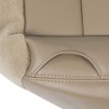 Ecotric Driver Bottom Seat Cover Tan Color Vinyl Compatible With 2002-2007 Ford F250 F350