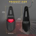 Rich Choices Rear Fender Mount Red Led Tail Light Brake Lamp Turn Signals License Plate For Custom Off-road Motorcycle Dirt