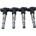Aip Electronics Set Of 4 Premium Ignition Coil On Plug Cop Pencil Pack For 2001-2006 Audi And Volkswagen Fit C411x4 