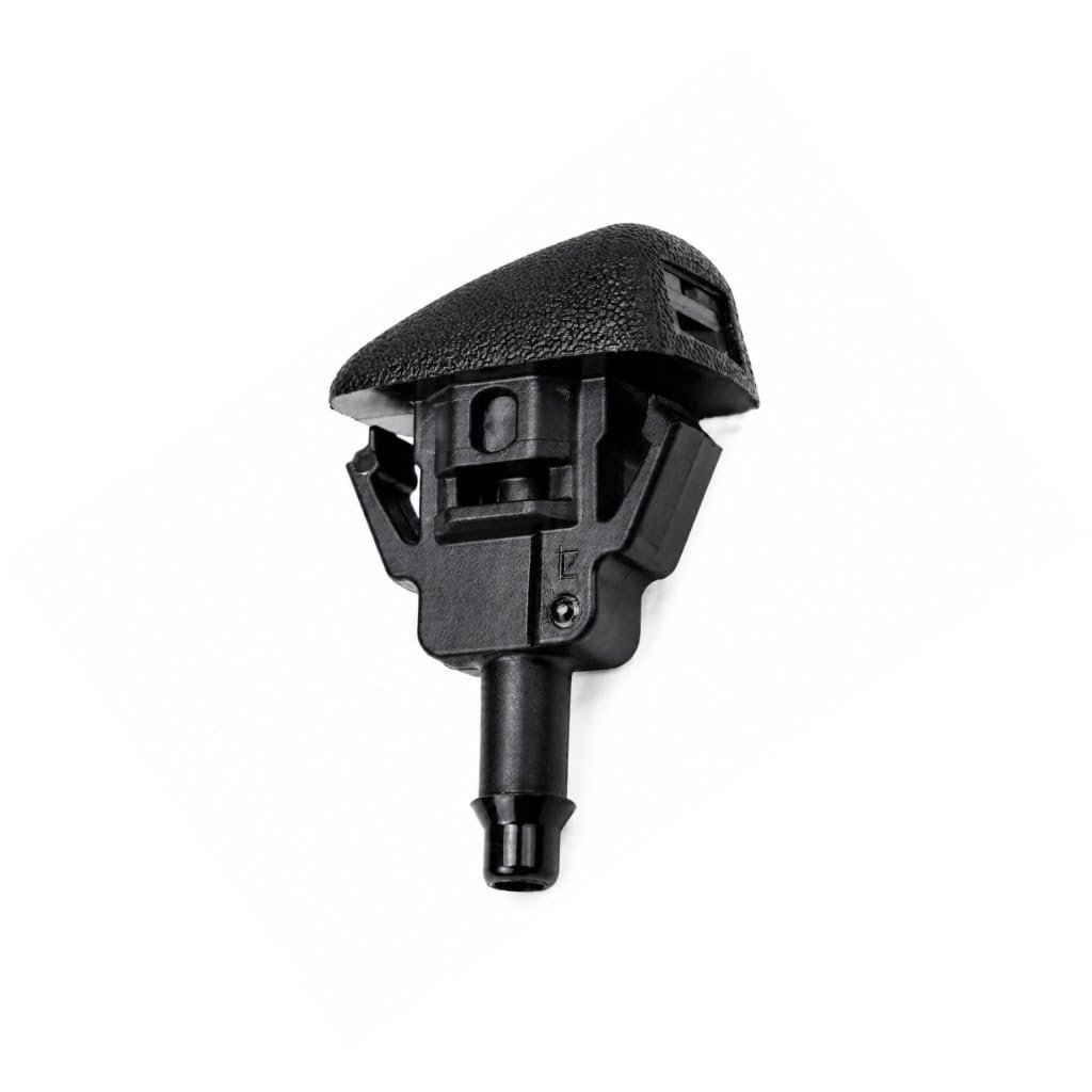 Windshield Washer Nozzle For Chevy Silverado 3500 Hd 2020 2022 Black Plastic Clip Attachment 0 236 In 6 Mm Hose Port