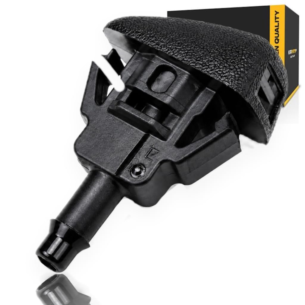 Windshield Washer Nozzle For Chevy Silverado 3500 Hd 2020 2022 Black Plastic Clip Attachment 0 236 In 6 Mm Hose Port