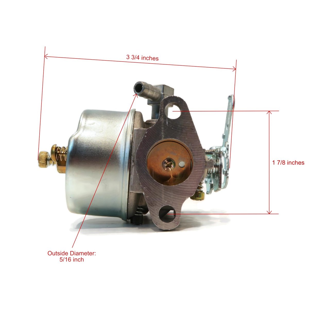 The Rop Shop Carburetor Kit For Tecumseh Hs50-67008e Hs50-67073c Hs50-67073d Snow Blowers