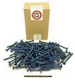1 4 In X 2 3 Flat Head Concrete Screw Anchors 100 Pieces With 16 Drill Bit Alloy Steel Miami Dade Compliant Blue Phillips Drive 