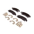 Rear Disc Brake Pad Set For Oldsmobile Bravada 1997 1998 1999 2000 2001 Ceramic Friction Slotted Steel Backing 19387627 