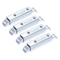 4 Pcs Slide Entry Slam Latch 6 Inch Automatic Spring Door Bolt Lock Zinc Plated Iron Cabinet Hardware Latches For Industrial 