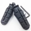 Smt-black Adjustable Highway Peg Mounting Kit With Footpeg Foot Rest Compatible V-star Roadstar Suzuki Boulevard Equipped 1